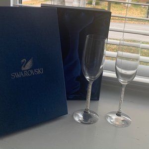 SWAROVSKI Crystalline Toasting Flutes (2)